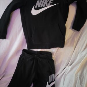 Nike Kids Black Tracksuit Set